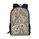 Ethnic Tribal Pattern Girls School Bags Multifunctional Retro Book Backpack