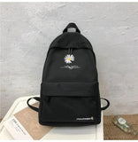 College Wind Women SchoolBag Solid Backpack Girl School Bags for Teenage