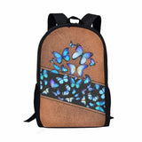 Retro Pattern Print School Backpack for Boys and Girls