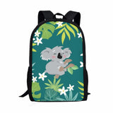 Teen School Bag Sloth Koala Print Pattern Student School Bag