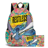 Stitch School Bag Backpack Storage Bag Pencil Case Rucksack