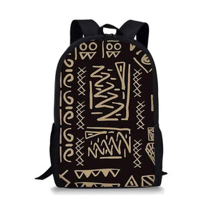 Tribal Geometry Print Women's Backpack Waterproof