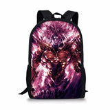ONE PUNCH-MAN Element Printing Pattern School Backpacks Personalized Kids