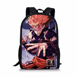 ONE PUNCH-MAN Element Printing Pattern School Backpacks Personalized Kids