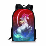 HaoYun Unicorn Horses Toddler School Book Bag