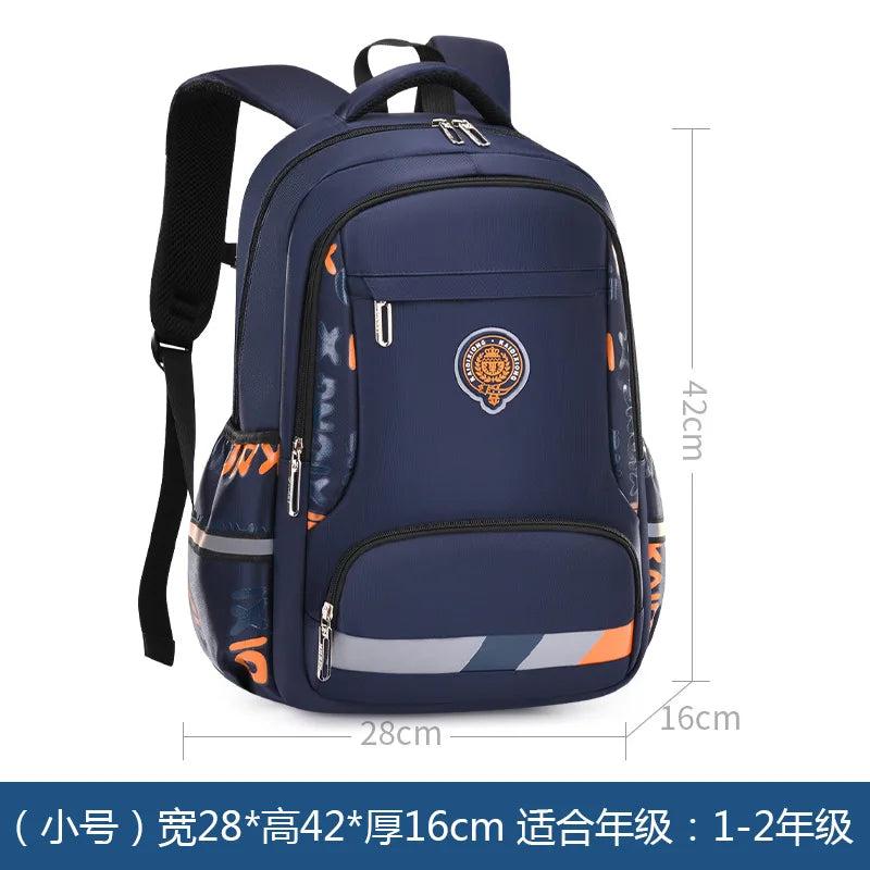 Kids Backpack Primary Children School Bags For Boys Large Orthopedic Backpack