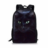 HaoYun Cats Pattern 3D School Bags - Large Capacity Student Bookbags