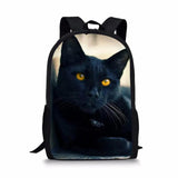 HaoYun Cats Pattern Student Bookbag