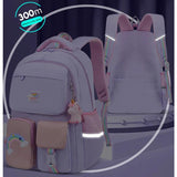 Rainbow Shoulder Strap School Bag for Girls
