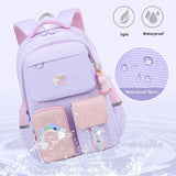 Rainbow Shoulder Strap School Bag for Girls