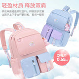 Girls Orthopedic School Bag Waterproof Backpack