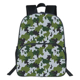 Camouflage Backpack 3D Cartoon School Bag Kindergarten Teens Storage Bag