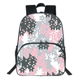 Camouflage Backpack 3D Cartoon School Bag Kindergarten Teens Storage Bag