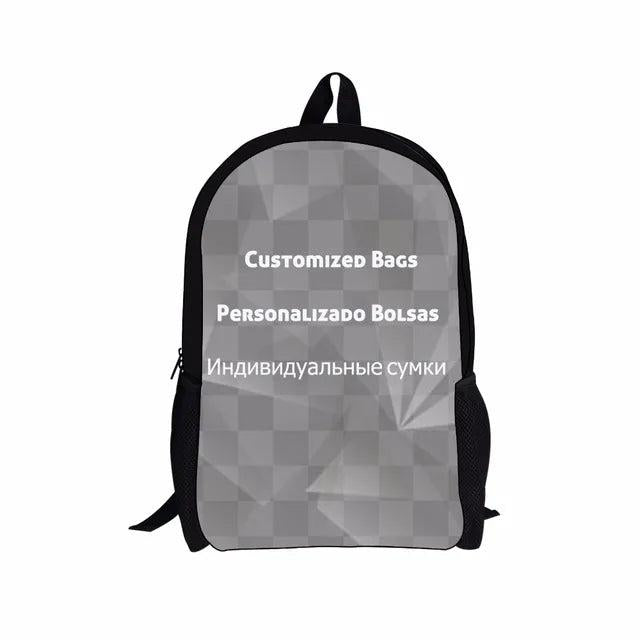 Queen Band Prints Pattern Kids School Backpack