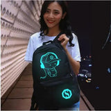 Anti-thief School Bag Boys Backpack 15-17 inches USB Charging Port Lock