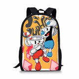 HaoYun Boys Cuphead Mugman 3D Print Backpack Customize Image Bagpack Mochila