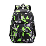 Waterproof Kids Backpack Boys School Bags Camouflage Primary Schoolbag