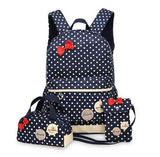 3pcs Printing School Bags Backpack for kids Lovely Backpack For Ch