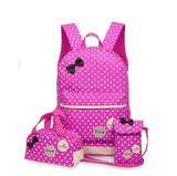 3pcs Printing School Bags Backpack for kids Lovely Backpack For Ch