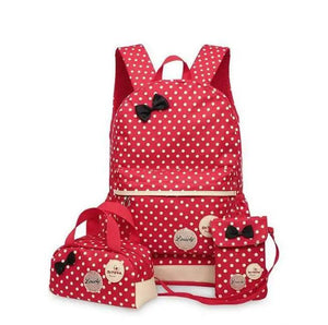 3pcs Printing School Bags Backpack for kids Lovely Backpack For Ch