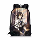 Kimetsu No Yaiba Element Printing Pattern School Backpacks