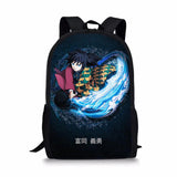 Kimetsu No Yaiba Element Printing Pattern School Backpacks