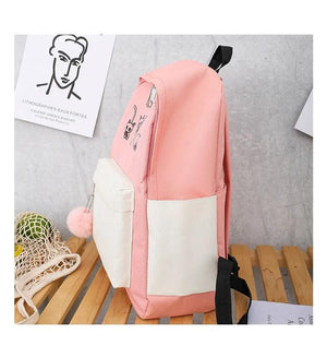 Student Backpacks for Girls Teenagers Female Bagpack Cartoon cat Backpacks