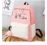 Student Backpacks for Girls Teenagers Female Bagpack Cartoon cat Backpacks