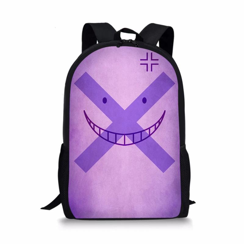 Assassination Classroom Printing School Backpack Personalized Kids Daypack