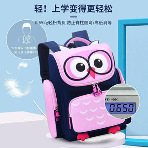 Kids Cartoon School Bags Orthopedic Owl Backpack
