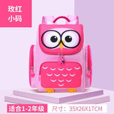 Kids Cartoon School Bags Orthopedic Owl Backpack