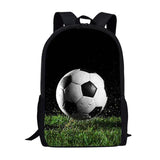 Orthopedic School Bags Soccer 3D Printing Children Backpack