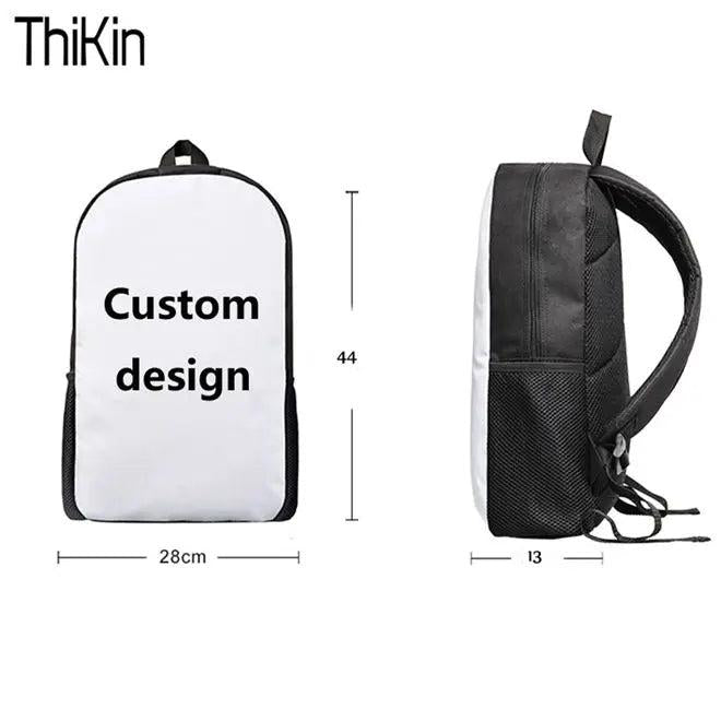 Teen Girls Flower Printing School Bag Large Size
