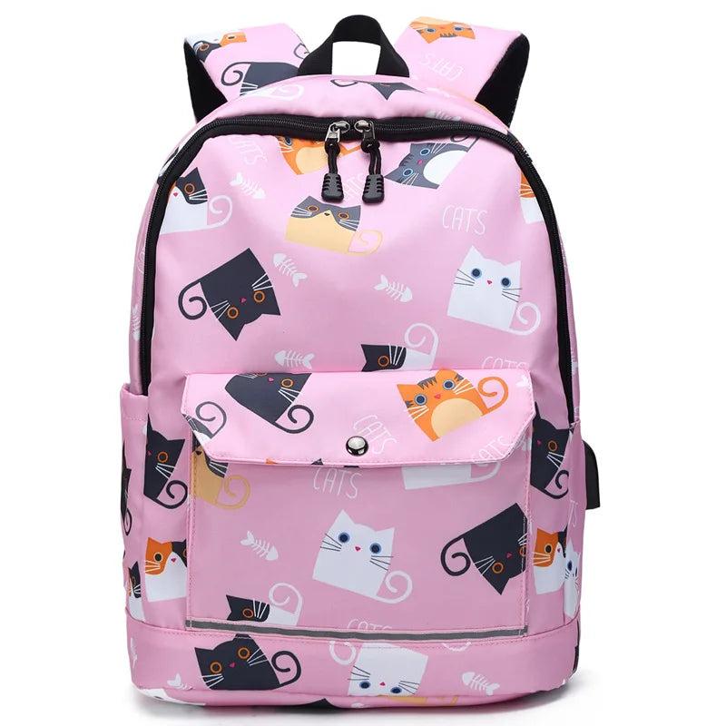 Children School Bags Backpacks Kids Schoolbags Teenager Girls Orthopedic