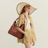Women's Large Capacity PU Leather Tote Bag