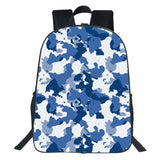 Camouflage Backpack Nylon School Bags Boys Children Satchel Games Rucksack