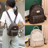 10 Inch Women Backpack, Flower Print Schoolbag for Teenager