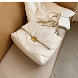High Capacity PU Leather Women Shoulder Crossbody Bags 2022