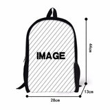 3D Horse Pattern School Backpack for Children