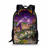 One Piece Style Large Schoolbag Student School Backpack Waterproof