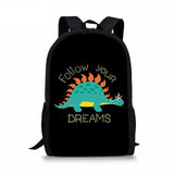 HaoYun 3PCs Dinosaur Pattern School Backpacks