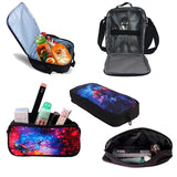 Skull Printing Men School Backpack for Boys Satchel Schoolbag