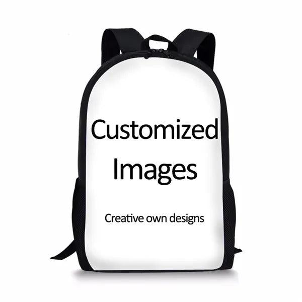 Skull Printing Men School Backpack for Boys Satchel Schoolbag