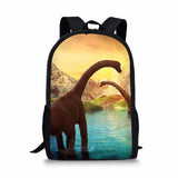 3D Dinosaur Print Teen Boy Kids Backpack Large Capacity School Bag