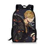 One Piece Pattern Print School Bags Daily Travel Climbing Durable Backpack