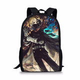 One Piece Pattern Print School Bags Daily Travel Climbing Durable Backpack