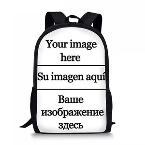 African American Boys Print School Bag for Kids