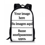 African American Boys Print School Bag for Kids