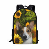 Funny Animal & Plant Print Schoolbag for Kids - Birthday Gift