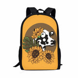 Funny Animal & Plant Print Schoolbag for Kids - Birthday Gift